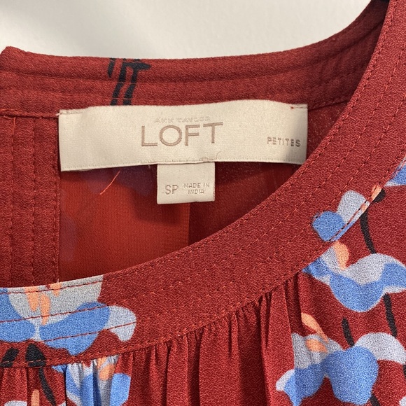 ANN TAYLOR Loft Long Sleeve Dress, Small - Picture 4 of 7